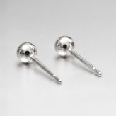 プラチナ ピアス 丸玉ピアス PT900 白金 片耳(1個)購入可 スタッドピアス ボール スフィア シンプル プラリネ 彼女 妻 女性 レディース ハロウィン 【品番：RME-927M3P】