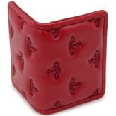 ヴィヴィアンウエストウッド カードケース カードホルダー レディース メンズ 男女兼用 パスケース Vivienne Westwood ヴィヴィアン マルチオーブ型押し レッド VW4299 (54020012W-S002K-H201) 【2026年秋冬モデル】 【ラッピング無料 誕生日 お祝い プレゼント ギフト 贈り物】