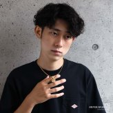 ステンレス ハートネックレス パヴェ ゴールド ダブル喜平 メンズ ペンダント ストーン ハートモチーフ 立体的 唐草模様 ゴールドカラー キラキラ 存在感 男性用 アクセサリー 首飾り ヒップホップ ストリート お兄系
