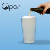 【誕生日・晩酌】Qpor 凍るビアカップ 和柄 5種 シルバー 凍るうつわ 九谷焼 冷却タンブラー 保冷 ビールグラス 日本の伝統柄 ギフト 結工房