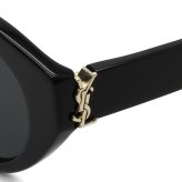 サンローラン サングラス SAINT LAURENT SL M148/F-001 SLM148F-001 ブラック サングラス アジアンフィット メンズ レディース ユニセックス