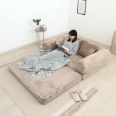 だらりんソファ シフォン ベージュ・ブラウン 2色展開 リビング ローソファ くつろぎ おしゃれ シンプル 新生活 家具 インテリア 不二貿易