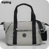 キプリング ボストンバッグ レディース ブランド Kipling アート ミニ PE+ ミニボストンバッグ 2WAY KI8028-4SY Diagonal Jacquard 黒