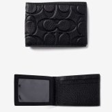 コーチ COACH 3-IN-1 WALLET C1231 シグネチャー 二つ折り財布 メンズ 財布
