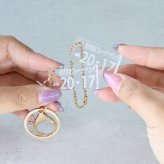【名入れ・無料ラッピング】車 ナンバープレート キーホルダー アクリル 5mm オーダーメイド レーザー刻印 選べるワンポイント30種類 愛車 ナンバー 車好き メンズ レディース 誕生日プレゼント 納車祝い 記念日 ギフト