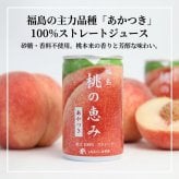 送料無料！ 本数選べる！ 果汁100％ 福島 桃の恵み あかつき 160g 皇室献上品種 お土産 御当地グルメ 人気商品　常温発送