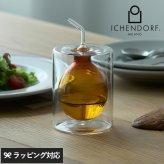 ICHENDORF MILANO イッケンドルフミラノ シリンドロ ダブルウォールオイルボトル mnr-0816 キッチン用品ボトル/オイル/オイルディスペンサー/ハンドメイド/おしゃれ かわいい/ダブルウォールガラス/デザイナーズ/ギフト/インテリア/