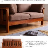 ソファ 座椅子 ー 二人掛け sofa 2P おしゃれ おうち時間 一人暮らし 新生活 ヴィンテージ 肘掛けあり 肘置きあり シンプル 木製フレーム 木フレーム ボリューム やわらか 座り心地 送料無料