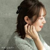 セカンドピアス チタン つけっぱなし 純チタン 丸玉 パール ツインボール 金属アレルギー 日本製 ポスト 軸太0.75mm 長さ10mm 全8色 全品1個ずつバラ売り 医療用 おすすめ かわいい シンプル 小さめ ミニ 極小 人気 プレゼント