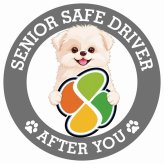 カーサイン 高齢者マーク SENIOR SAFE DRIVER シーポメ ステッカー シール 直径13cm 肉球 日本製 車