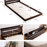 ベッド 寝具 フロア マットレス付き セミダブル マットレスセット 二口コンセント付き ロー 宮棚付きヘッドボード ドロップマット構造 ボンネルコイルマットレス 安定感のある寝心地 耐久性 快眠 通気性 1年保証 圧縮ロール梱包 ワンルーム
