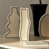 ferm LIVING ファームリビング 二次元アートの不思議な花瓶 ペーストベース  Slim 北欧花瓶 おしゃれ フラワーベース 雑貨 インテリア 陶器 プレゼント ギフト おすすめ 北欧雑貨 北欧インテリア インテリア雑貨