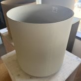 鉢カバー おしゃれ 大型 13号 10号 KONTON コントン フェルム シリンダー キャスター付き 移動 円柱 丸型 屋内 室内 高級 北欧 モダン ナチュラル 観葉植物用 多肉植物 サボテン 特大 底穴なし スチール アルミ 玄関 リビング インテリア プランター 深型 ブラック