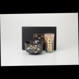 桜枯山水 抹茶碗（天目）茶筅セット 磁器 美濃焼 やきものの里から、暮らしを贈ります。　ギフト 食器 セット テーブルウェア