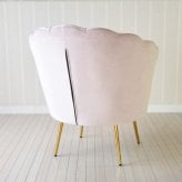 ソファ 座椅子 一人用 ー 一人 1人掛け 1人用 アンティーク アンティーク調 姫系 シングル チェスターフィールド ホワイト おしゃれ ビーンズ型 可愛い