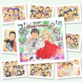 結婚式のプレゼントに、似顔絵を贈る喜び体験しませんか。修正無料・下書き確認付き。安心してご注文いただけます。 結婚式 ギフト 似顔絵 名入れ 贈り物 手描き プレゼント 結婚式 ウェディング ブライダル 婚礼 記念 両親 新婦 新郎 カップル 修正無料 名入れ 下書き確認 サプライズ 実績多数 そっくり 似てる 一生もの ウェディング 結婚式 思い出 披露宴 ブライダルギフト オーダーメイド