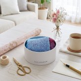 今治 クレシェンド メランジェ フェイスタオル 空と葡萄