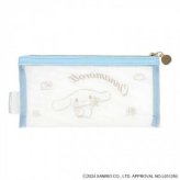 サンリオ シナモロール メッシュポーチ スリム 7117 シナモン キャラクター ポーチ メッシュ ペンケース 筆箱 化粧ポーチ コスメポーチ 歯ブラシポーチ トラベルポーチ 旅行 軽量 小物入れ 女の子 プレゼント サンリオ正規ライセンス品