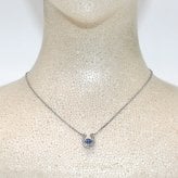 スワロフスキー swarovski ネックレス Symbolica ラウンドカット パヴェ 蹄鉄 5746562 シンボリカ ペンダント アクセサリー レディース シルバー+ブルー 海外正規品