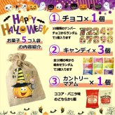 【6袋 巾着】【ハロウィン】【プチギフト お菓子 詰め合わせ】2026年 セット 大量 個包装 子ども 小分 パーティー イベント 子供会 景品 プレゼント 販促品 すぐに渡せる 送料無料 男の子 女の子 キッズ スナック 贈り物 ばらまき キャンディ セット