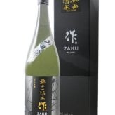 作 (ざく) 純米大吟醸　槐山一滴水 ( かいざんいってきすい ) 山田錦 1.8L / 三重県 清水清三郎商店 【 日本酒 】【 専用化粧箱入り 】【 2880 】【 ハロウィン 贈り物 ギフト プレゼント 誕生日 結婚のお祝い 】