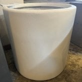 植木鉢 おしゃれ 大型 15号 45cm Mサイズ 鉢カバー KONTON コントン アルファ シリンダープランター 丸型 ラウンド ファイバーセメント セメント 屋外 室内 高級 北欧 モダン ナチュラル 観葉植物用 サボテン 多肉植物 特大 玄関 プランター 白 黒