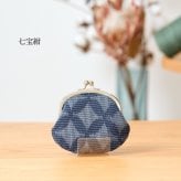 ギフト 2026 プレゼント 【和モダンな伝統工芸】 久留米絣 がま口 小銭入れ 日本製 | コインケース 財布 がまぐち 和柄 モダン ポップ おしゃれ かわいい 綿100% ポーチ 小物入れ ミニポーチ ギフト プレゼント 母の日