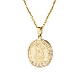 コインネックレス (王冠／ライオン)  Coin Necklace PUPE129 Dress Up ドレスアップ