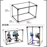 【人気サイズ・組立式】アクリル ディスプレイケース コレクションケース 透明 フィギュア アクスタ ぬいぐるみ スニーカー 推し活 収納