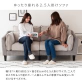 ソファ 座椅子 二人掛けポケットコイルファブリック バイカラーデザイン 2.5P メドゥレ ポケットコイル ファブリック バイカラー 二人掛け sofa コンパクト リラックス 快適 天然木脚