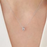 【無料ラッピング】 ヨンドシー 4℃ ネックレス K10ホワイトゴールド ダイヤモンド レディースブランド 正規品 新品 ギフト プレゼント 人気 おすすめ 誕生日 記念日 クリスマス 送料無料