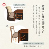 ダイニング家具 こたつチェア ダイニングこたつ用 コタツチェアー こたつ椅子 キャスター付 ダイニングチェア いす イス ダイニングチェアー リビングチェア コタツチェア ハイタイプ KOTATSU レザー 食卓椅子 食卓チェアー 北欧 ナチュラル