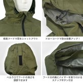 バッグインレインコート メンズ レインコート リュック対応 カジメイク 7591 自転車 通勤 通学 L 3L 男性 カッパ レインウェア 雨具 撥水 防水 透湿 蒸れにくい フード ヘルメット バイザー対応 手甲カバー リフレクター 収納袋付き ブラック ネイビー オリーブ アイボリー