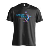 バスケ Tシャツ 半袖 メンズ ウェア レディース 練習着 ジュニア ドライ おもしろ tシャツ 速乾 名入れ スポーツ 女子 男子 チーム おしゃれ 文字入れ 「ポリゴンシルエットのバスケ」 アートワークスコウベ 【送料無料】