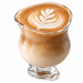 ガラス マーガレット　パフェグラス 　アイスコーヒーグラス　アイスティーカップ　作家「原光弘」アイスティー　ガラス トロピカルパンチ 花ブチ