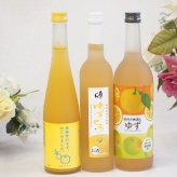 大人のリラックスタイムにぴったりなゆず酒3本セット(国内産ゆず使用ゆずとろ 7%(福島県) 馬路村のゆず、はじめました。ゆず梅酒7% 紀州の梅酒とゆず12度) 500ml×2本 720ml×1本