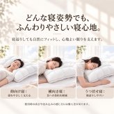 Nekara 枕 まくら ホテル仕様 両面仕様 柔らかめ 寝心地 横向き寝・仰向け寝・うつ伏せ寝対応 高反発の支え感 撥水・防汚加工生地 丸洗いOK 快眠枕 63×43cm