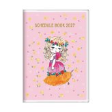 水森亜土 2027年 手帳 週間B6 ストーリーブック (ピンク) 日本製