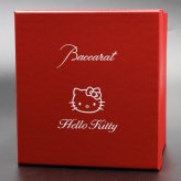 名入れ バカラ ハローキティ 2816542 Baccarat クリスタル 置物 オーナメント フィギュリン サンリオ コラボ 50周年 世界限定15000ピース 高さ9.5cm 正規品 誕生日 クリスマス ギフト プレゼント