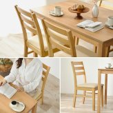 ダイニングチェア ２脚組 シンプルデザイン 天然木 ダイニング 椅子 イス いす チェアセット デスクチェア 家具 食卓 リビング おしゃれ かわいい シンプル カフェ アームレス 新生活