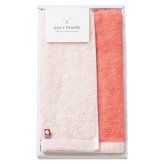 DAILY PRAIRIE リバーシブル フェイスタオル レッド  ／タオル 日用品・ヘルスケア 敬老の日 プレゼント ギフト お彼岸 お供え 秋 2026 送料無料 ギフト プレゼント プチギフト 内祝い 快気祝い 出産祝い 結婚祝い 引出物 新築祝い お返し
