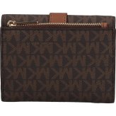 マイケルコース 二つ折り財布 二折財布 コンパクト レディース アウトレットブランド MICHAEL KORS グリニッチ 35S5GGRE6B-BR BROWN