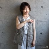 ステンレス マンテルブレスレット 変形デザイン 2カラー レディース チェーンブレスレット オーバルチェーン 曲線 バー 留め具 大ぶり 太め 個性的 存在感 モード カジュアル きれいめ 腕輪 シルバーカラー ゴールドカラー