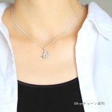 ハワイアンジュエリー ネックレス シルバー ネックレス ドルフィン イルカ ネックレス ジルコニア シンプル シルバー925 ギフトラッピング可能 チェーン 長さ選べる メンズ レディース 誕生日 プレゼント ハロウィン 【品番：CG-PSP-011】