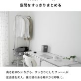 韓国風 ハンガーラック キャスター付き 収納 押し入れ ラック おしゃれ かわいい 一人暮らし 女子部屋 洋服掛け 省スペース スリム かご付き キャスター 北欧 ホワイトインテリア 韓国インテリアハンガーラック アテイル  シルバー