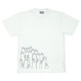 ムーミン リラックスドライTシャツ ニョロニョロ ホワイト アパレル MOOMIN