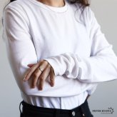 ステンレス ニュアンスリング ごつめ ツイスト コンビカラー メタルリング オープンリング ワイドリング ゴールド シルバー 指輪 太め 大きめ 存在感 個性的 カーブ マルチ ミックス レディース 女性 金属アレルギー対応