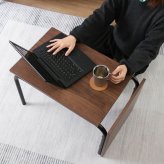 EZBO 2WAYテーブル(大) MBR ミディアムブラウン・オークナチュラル 2色展開 サイドテーブル ナイトテーブル ベッドサイド リビング コンパクト おしゃれ シンプル 新生活 家具 インテリア 不二貿易