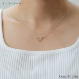 新作 Vague V字 レディース ネックレス 40cm 10金 K10 イエロー ピンク ホワイト ゴールド シルバー コンビ シンプル v デザイン 普段使い プチ 10k ジュエリー プレゼント 記念日 誕生日