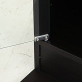 ガラスコレクションケース 不二貿易 ロータイプ 4段 ブ 高さ90cm 幅90cm 奥行き29cm 強化ガラス棚 可動棚 フィギュア コミック収納に最適